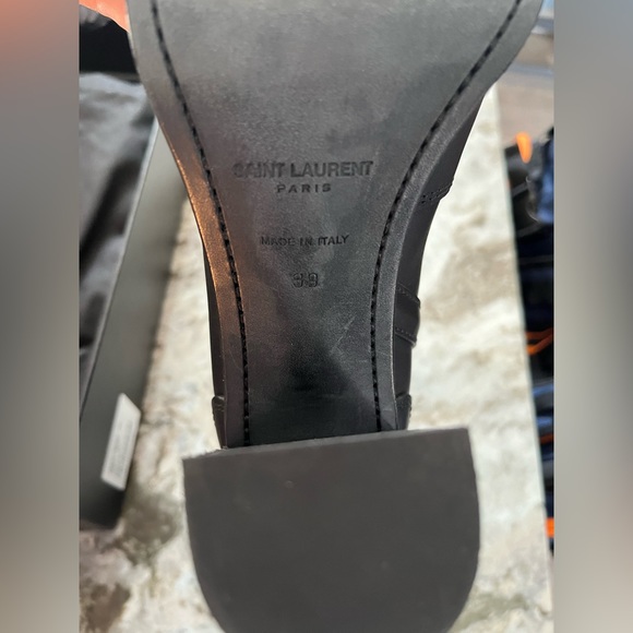 NWT & Box Authentic - Yves Saint Laurent Kate 90 Bootie Black Size 39 - Picture 8 of 15